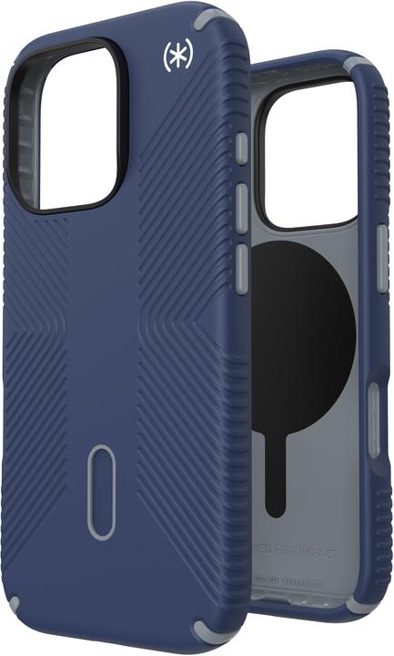Actual product image speck Presidio2 Grip + ClickLock Apple iPhone 16 Pro Coastal Blue - with Microban (Apple iPhone 16 Pro)