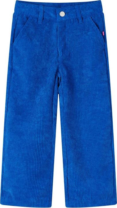 Immagine prodotto VidaXL Pantaloni da bambino in velluto a coste blu cobalto 140,Materiale: 90 % poliestere. 7 (140)