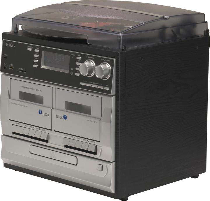 Produktbild Denver MRD-166 (Tape-Deck, Plattenspieler, CD Player, 2x 2 W)