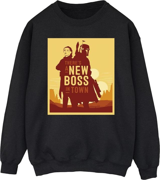 Image du produit Star Wars - Sweat THE BOOK OF BOBA FETT NEW BOSS SUN SILHOUETTE - Homme (M)