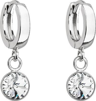 Evolution Group Gentle silver earrings with Swarovski crystal 31300.1 (L)