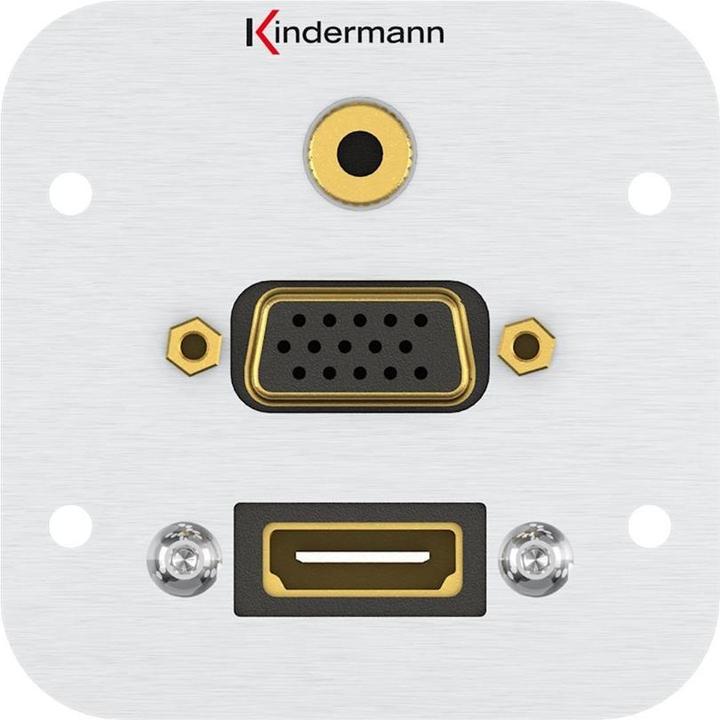 Image du produit 7441000586. Type de prise : HDMI + VGA + 3.5mm, Quantité de modules (max) : 1 module(s). Couleur du (0.06 m, HDMI)