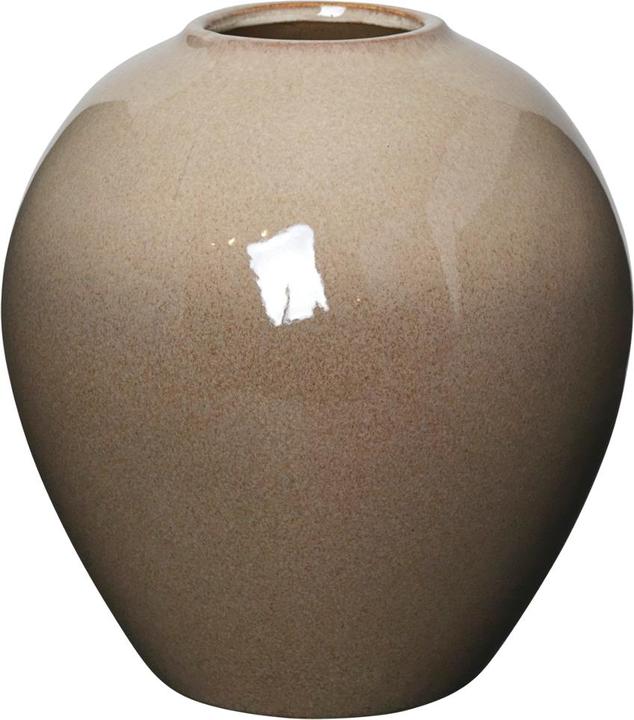 Immagine prodotto Broste Copenhagen Vaso Ingrid M in ceramica semplice Taupe / Brown 25,5 cm (1 x)