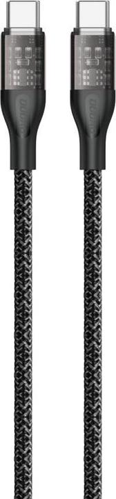 Actual product image Dudao Fast charging cable 120W 1m USB-C - USB-C L22C - gray (1 m, USB 2.0)