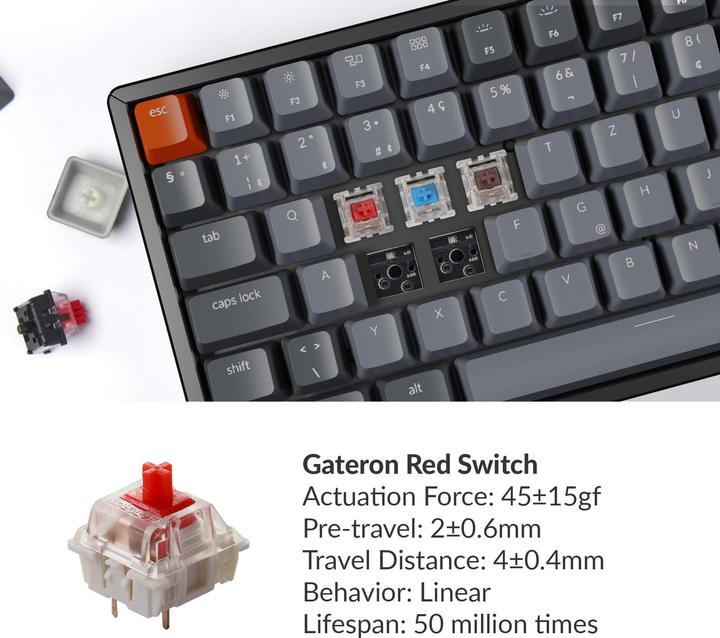 Actual product image Keychron K4 (CH, Cable, Wireless)