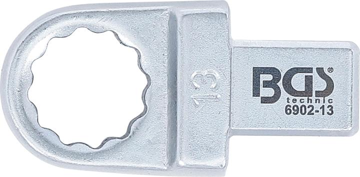 Produktbild BGS Einsteck-Ringschlüssel 13 mm Aufnahme 9 x 12 mm (13 mm)