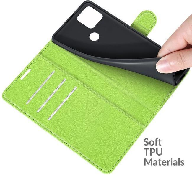 Produktbild MU Classic Litchi Leder Bookcover Series (Google Pixel 5a)