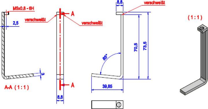 Immagine prodotto Bachmann Staffa di montaggio Desk 1
