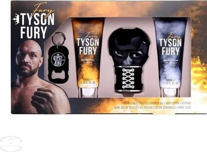 Produktbild Tyson Fury Geschenkset 100ml EDT, Duschgel, Körperlotion mit Schlüsselanhänger
