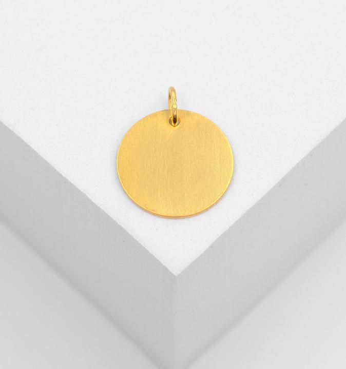 Produktbild Muau Gravurplatte (750/18K Gelbgold)