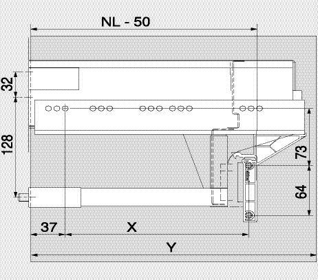 Produktbild Blum SERVO-DRIVE uno für hängende Mülllösungen