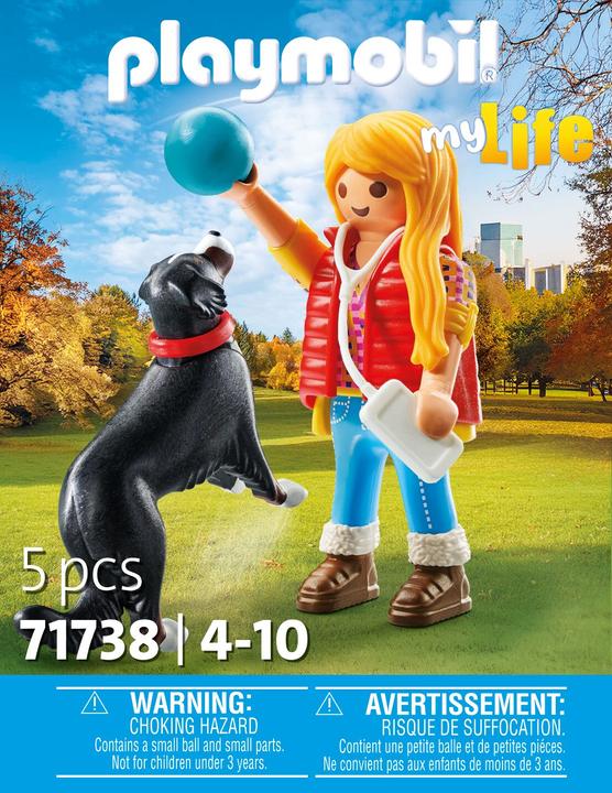 Produktbild Playmobil 71738 Frau mit Sennenhund (71738, Playmobil My Life)