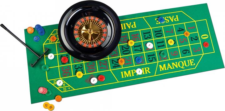 Image du produit Noris Set de luxe - Roulette 25cm (Allemand, Français, Italien, Anglais)