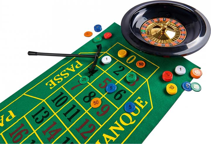 Image du produit Noris Set de luxe - Roulette 25cm (Allemand, Français, Italien, Anglais)