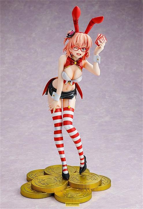Actual product image Kadokawa My Teen Romantic Comedy SNAFU Climax statuette 1/7 Yui Yuigahama Casino Party Ver. 26 cm