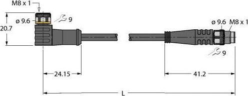 Produktbild Turck Aktuator- (1 m)