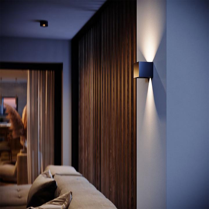 Immagine prodotto s.luce Ixa LED lampada da parete ad angolo regolabile per interni ed esterni IP44 (460 lm)