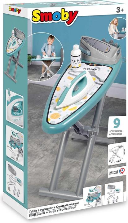 Immagine prodotto Smoby Asse da stiro con ferro da stiro, 9 pezzi.