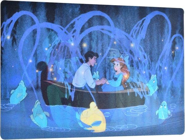 Actual product image Disney Ariel & Prince Eric, Flanders postcard boat lenticular