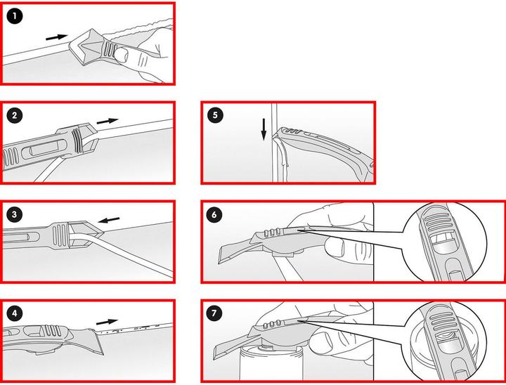 Image du produit KS Tools FUGENFIX Kit de raclage et d'extraction de silicone