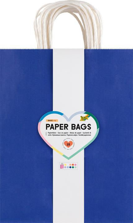 Produktbild Folia Papiertüten L BASIC, aus 110g/m² Kraftpapier