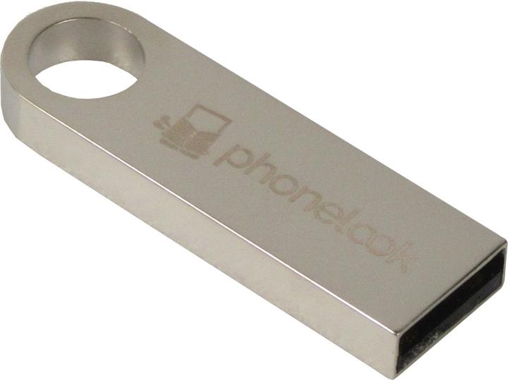 Image du produit PhoneLook Clé USB ultra-légère argentée – Compacte et portable 128GB (128 Go)