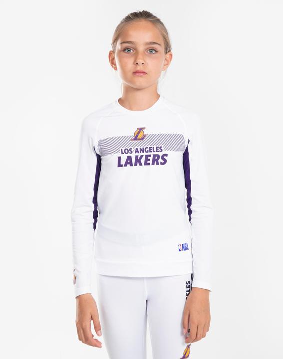 Produktbild Tarmak Kinder Basketball Funktionsshirt - NBA Los Angeles Lakers - UT500 weiss (14, 15, 16)