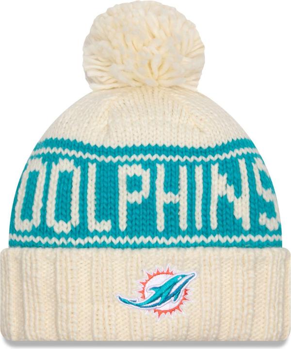 New Era Sideline Damen Winter Mütze - NFL Miami Dolphins (One Size)