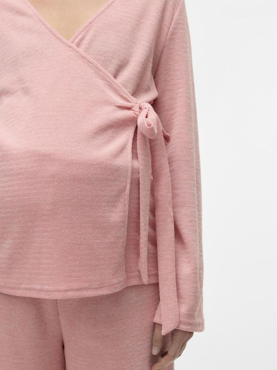 Image du produit Mamalicious Normal geschnitten V-Ausschnitt Top Bluse