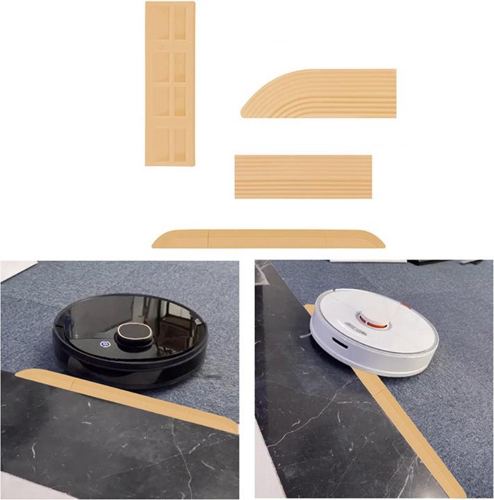 Actual product image Werkstein Door threshold ramp for hoover robot transition profile
