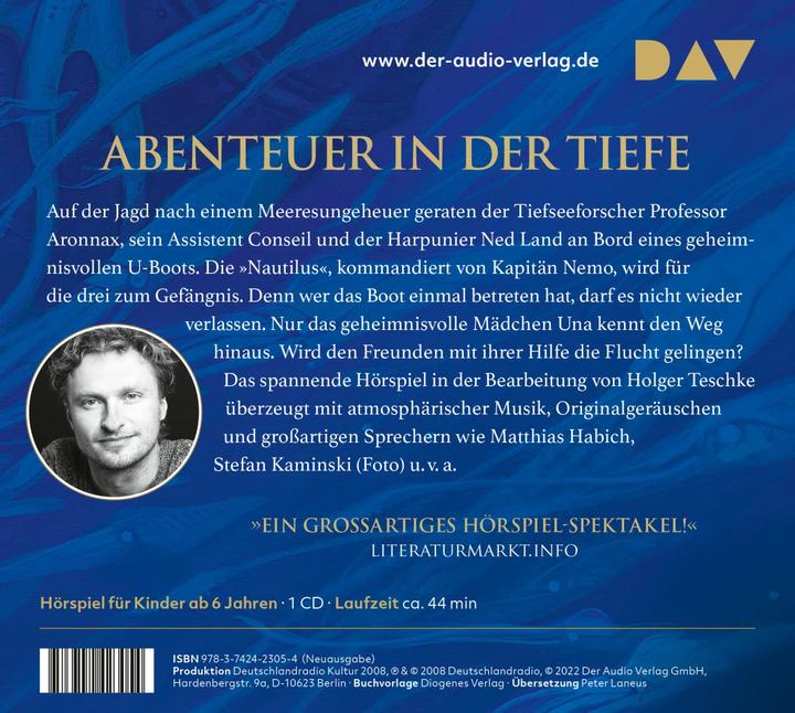 Produktbild 20.000 Meilen unter dem Meer (Peter Laneus, Jules Verne, Götz Naleppa, Stefan Kaminski, Matthias Habich, Holger Teschke, Deutsch)