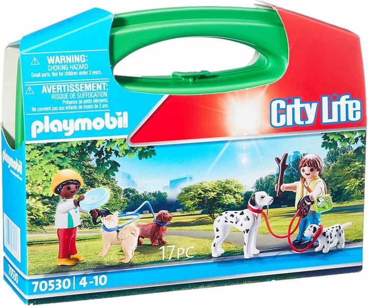 Actual product image Playmobil 70530 Carrying Case Bambini Con Cuccioli (70530, Playmobil City Life)