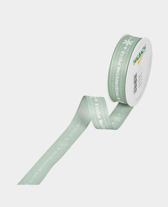 Actual product image Halbach Print Ribbon Merry Christmas, Gift Ribbon (Gift ribbon)