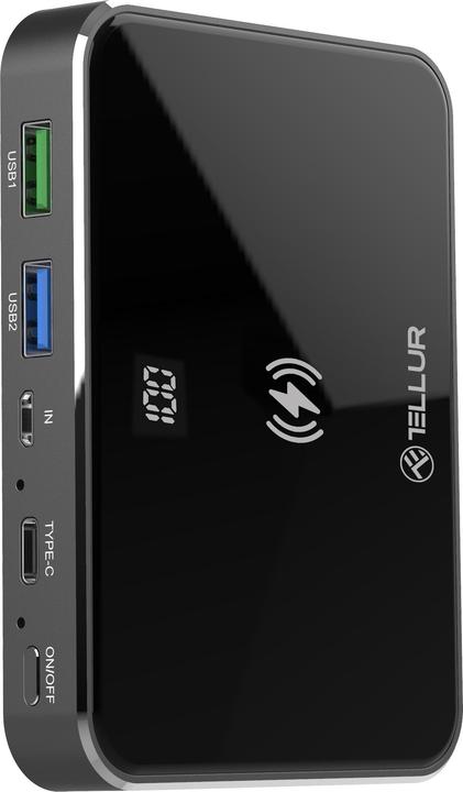 Image du produit Tellur Graphene PD10000 Power Bank 10000mAh juodas (10000 mAh, 50 W, 10000 Wh)