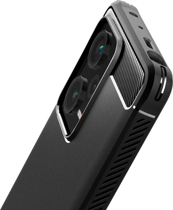 Actual product image Spigen Rugged Armor Xiaomi Redmi Note 12 Pro+ Plus 5g Matte Black (Xiaomi Redmi Note 12 Pro+)