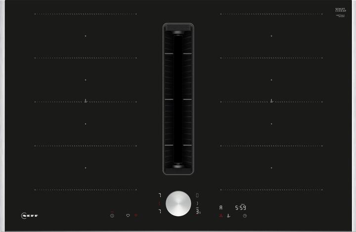 Immagine prodotto Neff V68TTX4L0 + Z861SB2, piano cottura a induzione con cappa aspirante, canale piatto, V68TTXGA7