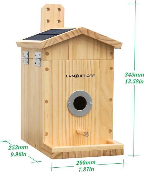 Produktbild WildcameraXL Camouflage Vogelhaus EZ Nesteye, Grundfarbe: Braun, Tierart: Vogel