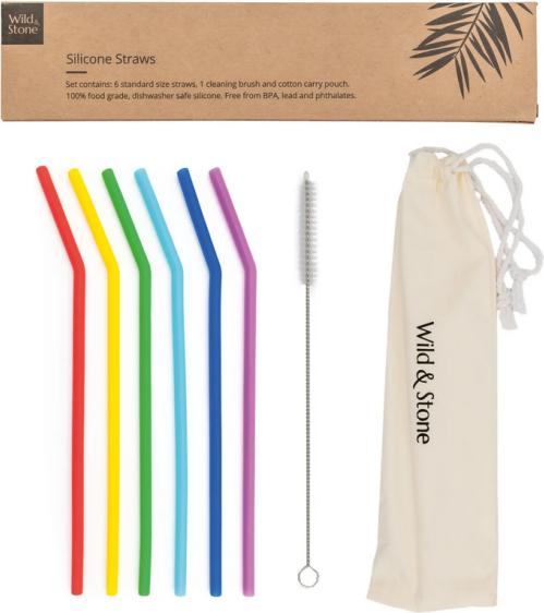 Immagine prodotto Wild and Stone Cannucce in silicone (6 x)
