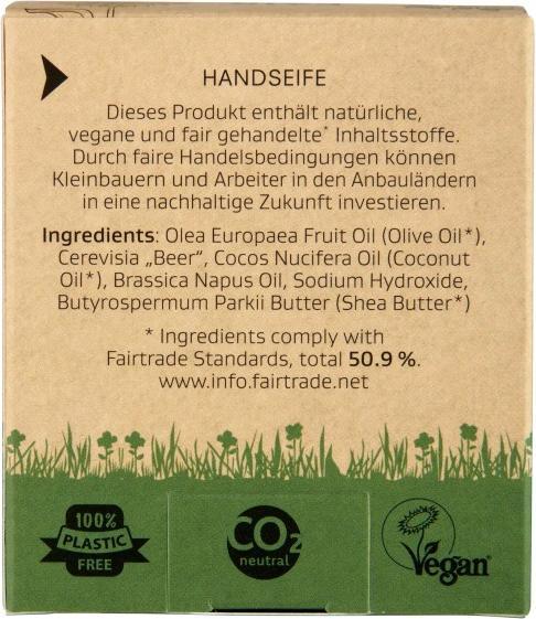 Actual product image Fair Zone Organic Gardener's Soap - 160g - (refill)