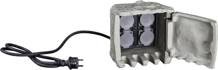 Produktbild Heitronic 35114 Verteilerbox Grau (4 x, CEE 7/3, 1.50 m)