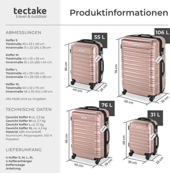 Produktbild tectake Mila (106 l, L (90 - 115l))