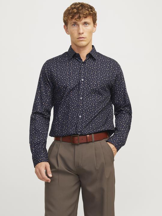 Produktbild Jack & Jones Jprblaleeds Print Dobby L/S Shirt Ln (M)