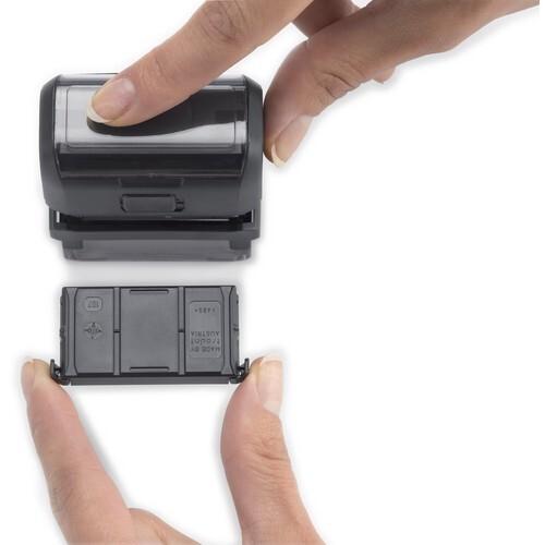 Actual product image Trodat TypomaticLine Printy 4.0, self-inking stamp for self-setting