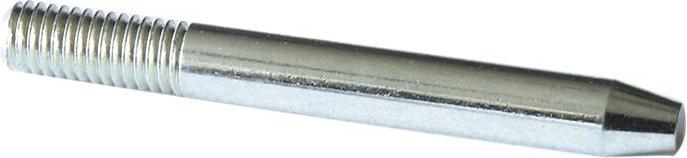 Produktbild Schösswender Hausnummer 9 - Höhe 120 mm, mit 2 Gewindenocken M5, Edelstahl