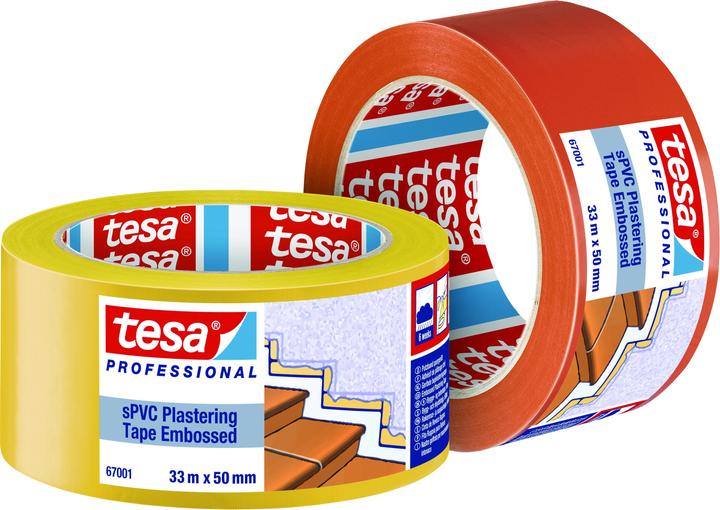 Produktbild tesa sPVC Putzband quergerillt (50 mm)