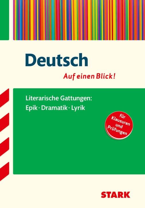 Actual product image Deutsch - auf einen Blick! Gattungen: Epik, Dramatik und Lyrik (German, 2017)