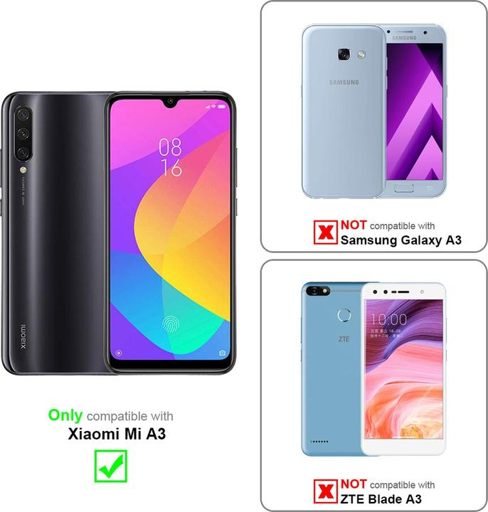 Productafbeelding Cadorabo Boek Onzichtbare Magneethoes (Xiaomi Mi A3)