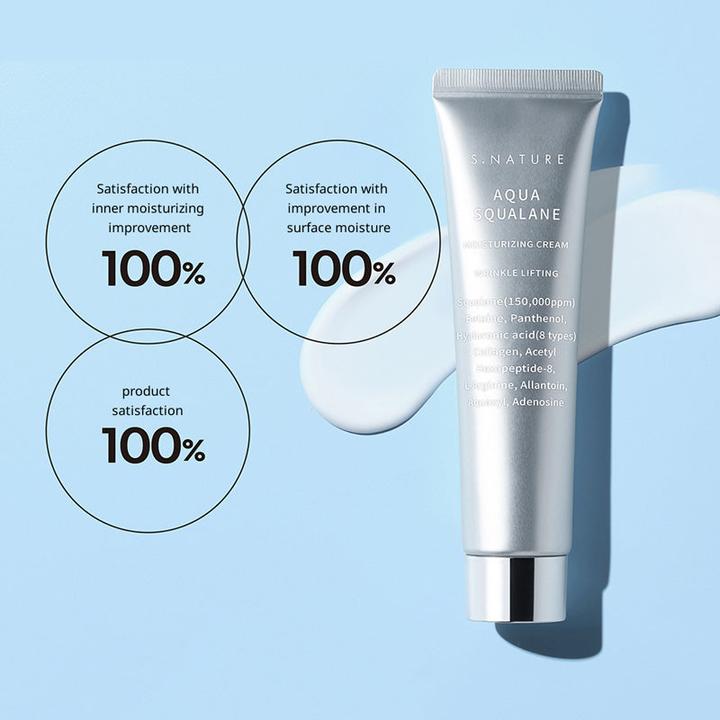 Actual product image S. Nature Aqua Squalane Moisturizing Cream Jumbo (80 ml)