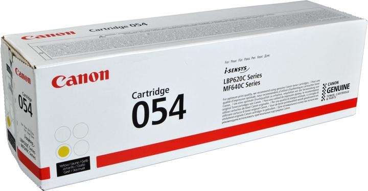 Actual product image Canon 054Y (Y)