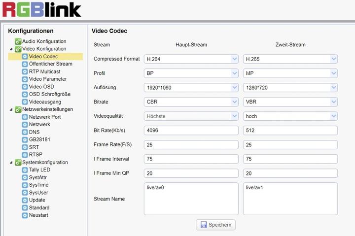 Actual product image RGBlink VUE NDI PTZ Camera 20x (1920 x 1080 Pixels)